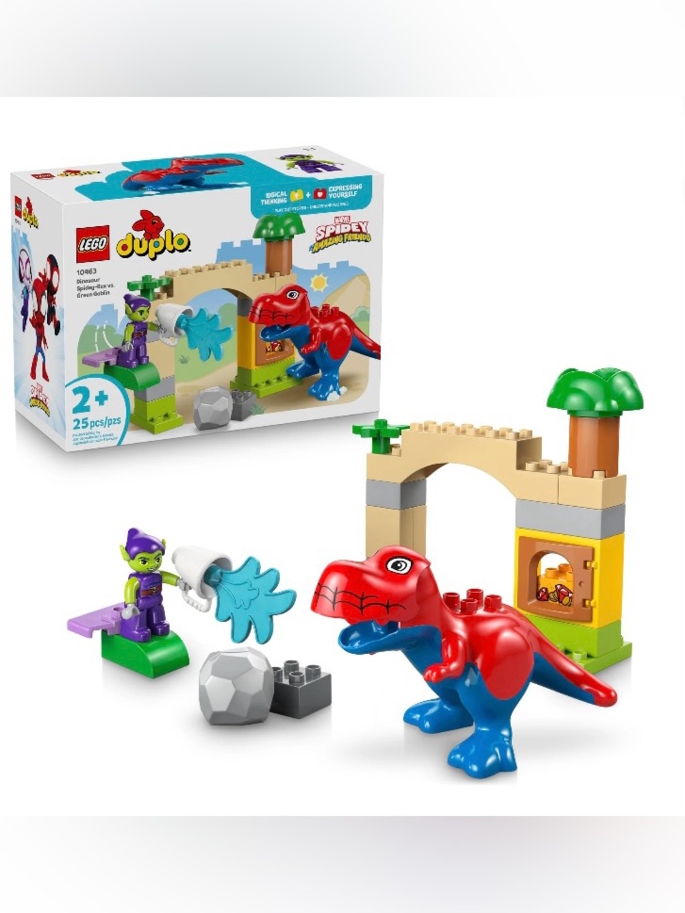 LEGO DUPLO Marvel Dinosaur Spidey-Rex vs. Green Goblin (10463)